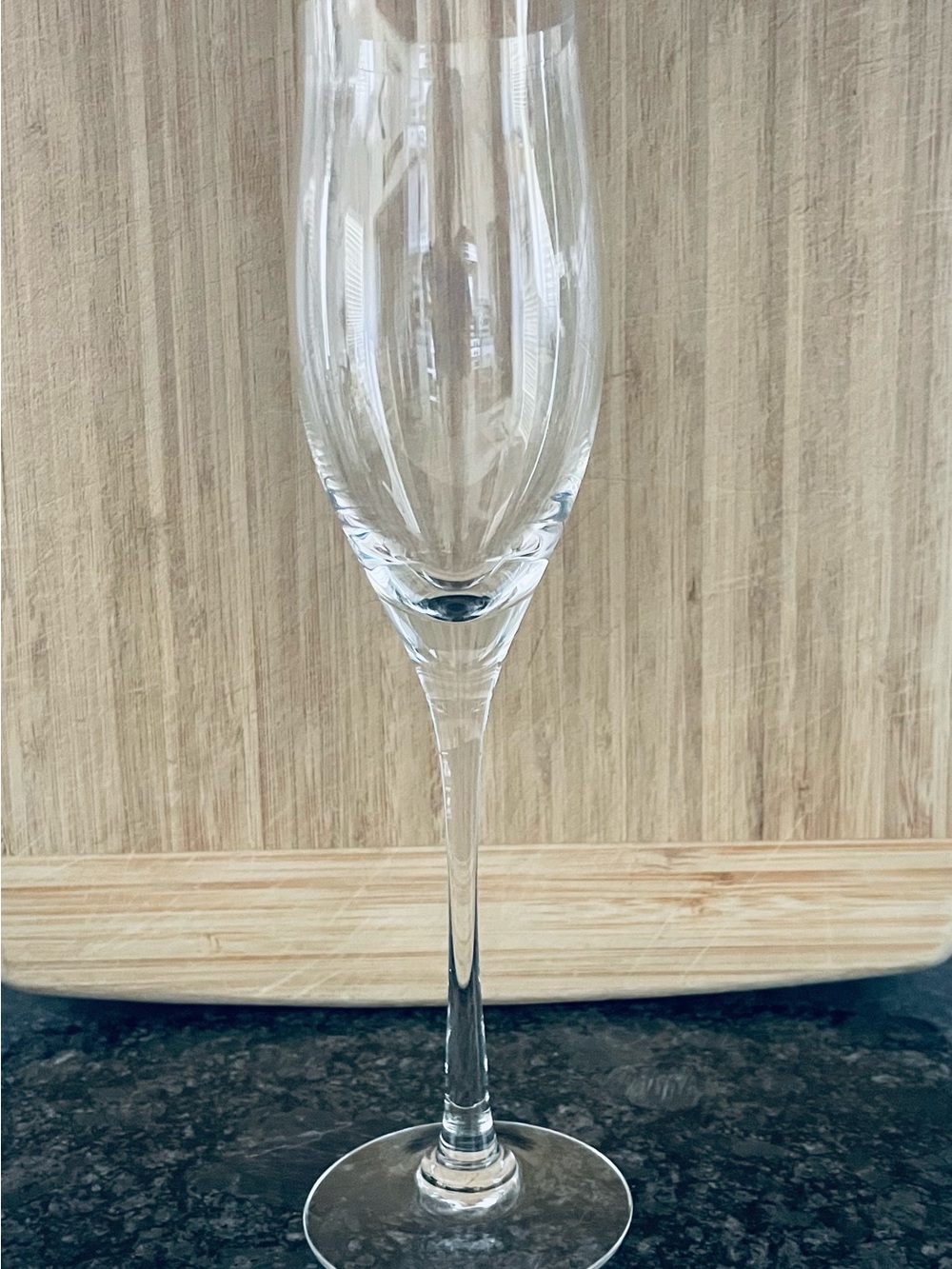 CARTIER Tulip Crystal Fluted Champagne Glass